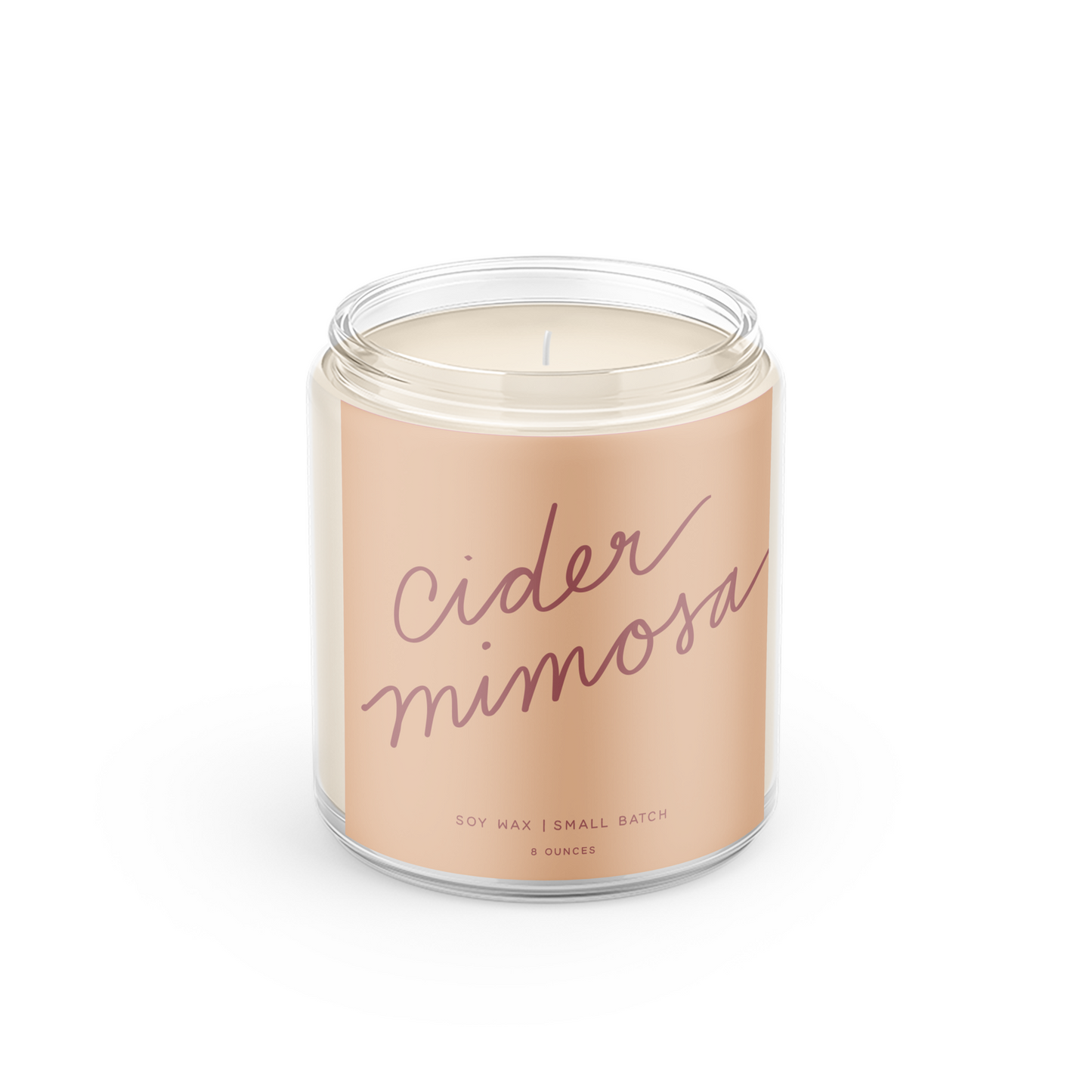 Cider Mimosa Script Candle