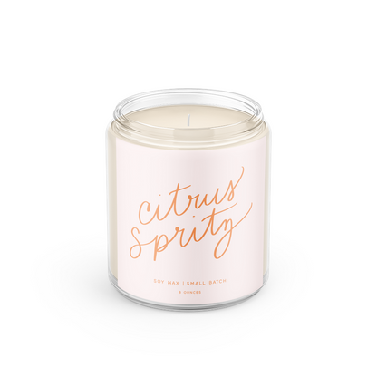 Citrus Spritz Script Candle