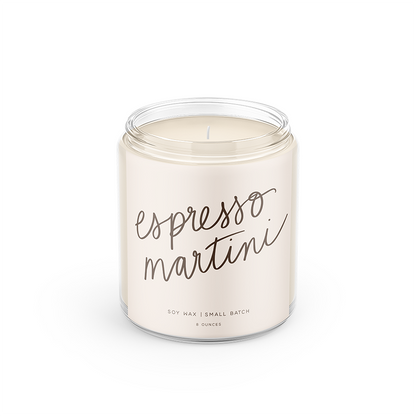 Espresso Martini Script Candle